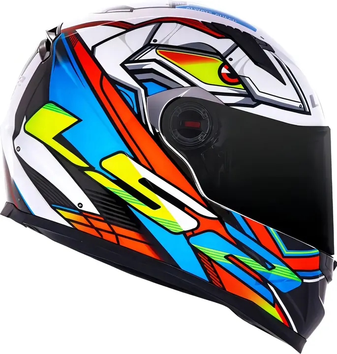 CAPACETE LS2 FF358 CLASSIC XDRON NEON LARANJA